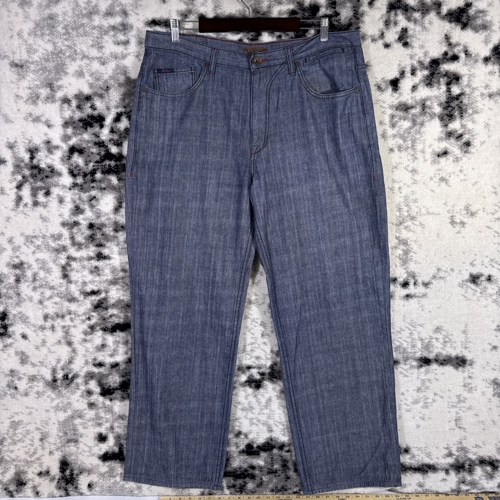 Vintage G Unit Jeans Mens 38x31 Baggy y2k Blue Punk Skater Hip Hop